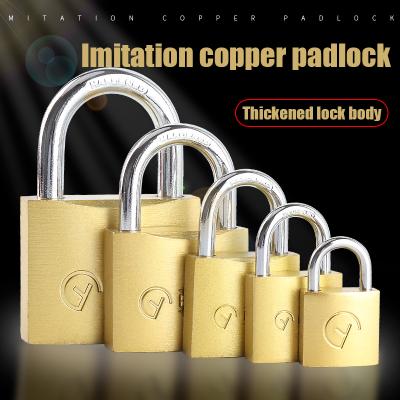 Imitation copper padlock